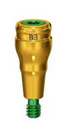 Attachment-Retained B3, H: 6,2mm